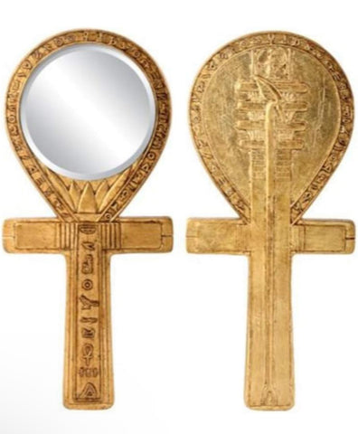 Egyptian vanity mirror