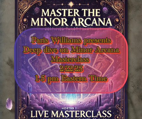 Minor Arcana Masterclass Webinar